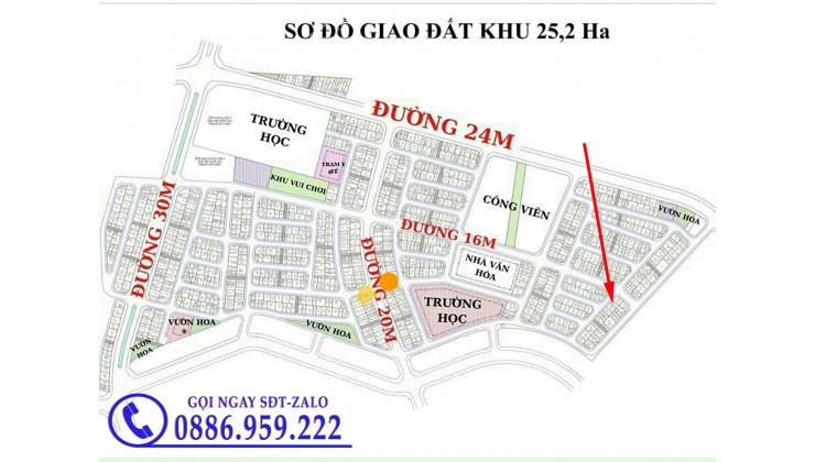 ❌ Bán đất dịch vụ Vân Canh khu 25.2ha DT 78m MT 5.98m giá đầu tư